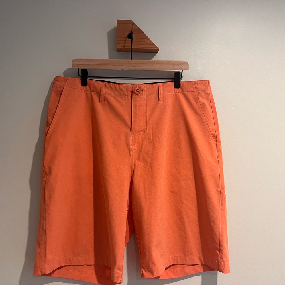 Salt Life Men’s Board SLX-QD Shorts Size 38 Orange Surf Beach Vapor Stretch